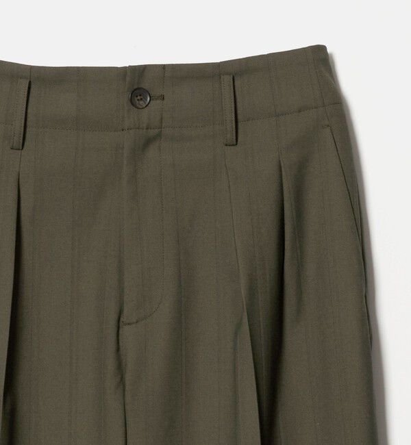 BEAUTY&YOUTH UNITED ARROWS「シャドーストライプ タック ワイドパンツ ウォッシャブル」|その他|
