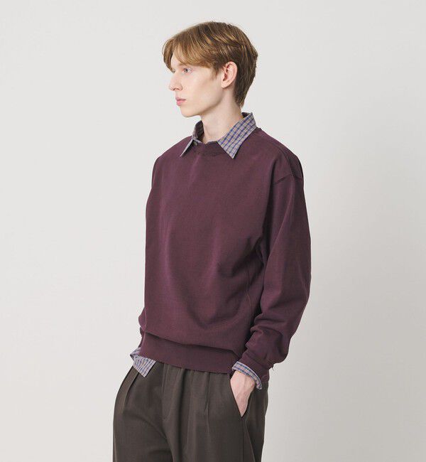 BEAUTY&YOUTH UNITED ARROWS「ヴィンテージ ウラケ ダメージ クルーネック スウェット」|Tシャツ・カットソー|