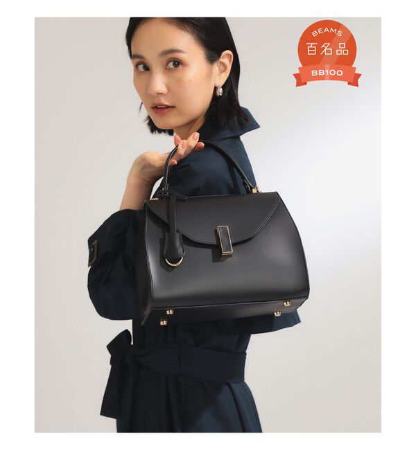 BEAMS SELECTION for WOMEN「【別注】GIANNI NOTARO / フラップ ハンドバッグ」|トートバッグ|別注NERO