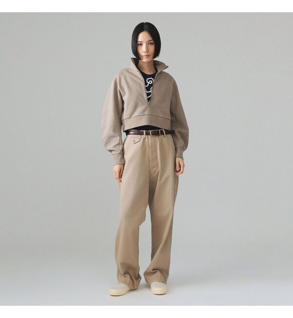 BEAMS SELECTION for WOMEN「【別注】HEAR MY NAME &times; maturely / ニュアンス チノ」|チノ|