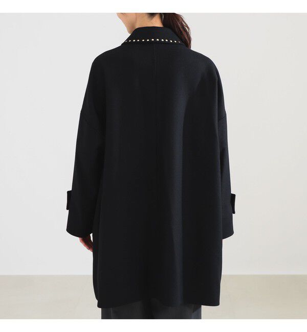 BEAMS SELECTION for WOMEN「MACKINTOSH / NEW HUMBIE スタッズ コート」|ダッフルコート|