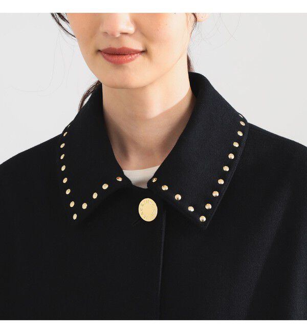 BEAMS SELECTION for WOMEN「MACKINTOSH / NEW HUMBIE スタッズ コート」|ダッフルコート|