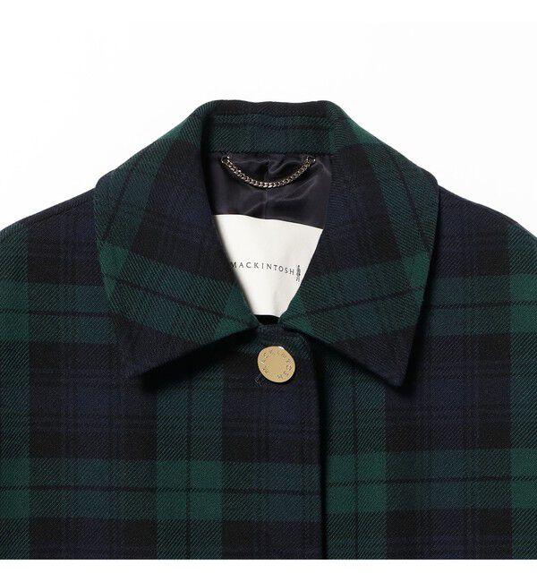 BEAMS SELECTION for WOMEN「MACKINTOSH / NEW HUMBIE ブラックウォッチ コート」|ダッフルコート|