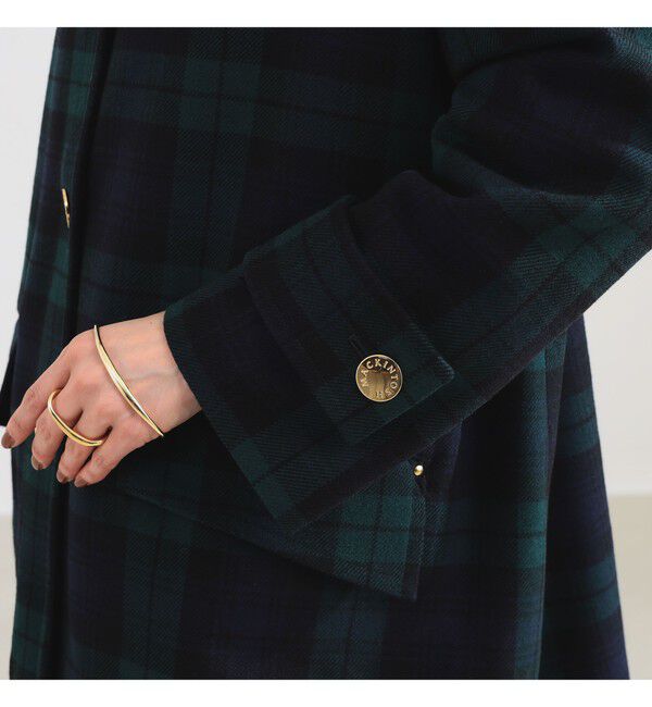 BEAMS SELECTION for WOMEN「MACKINTOSH / NEW HUMBIE ブラックウォッチ コート」|ダッフルコート|