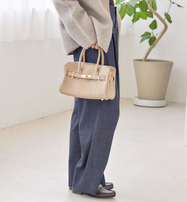 SHIPS for women「【SHIPS別注】MILOS: 金具付き ベルト トート S」|トートバッグ|