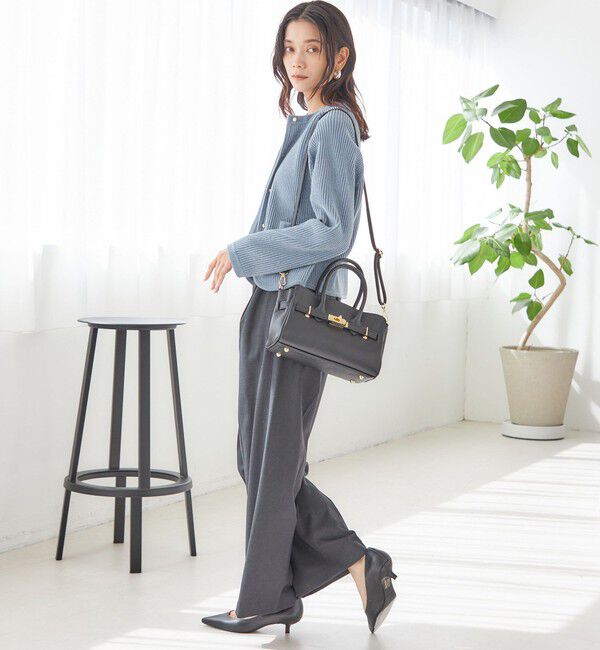 SHIPS for women「【SHIPS別注】MILOS: 金具付き ベルト トート S」|トートバッグ|