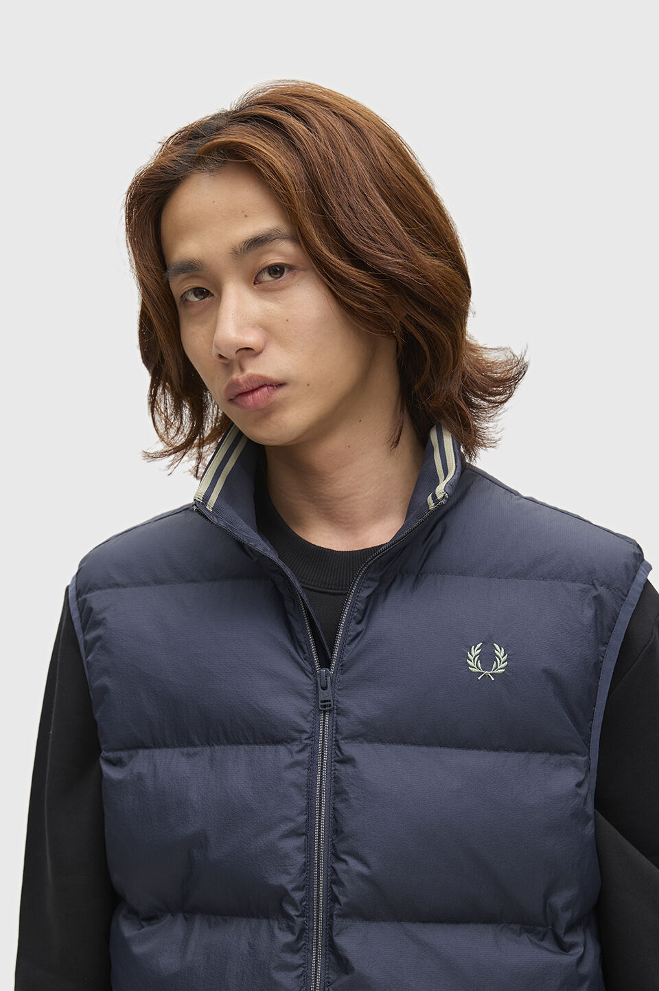 FRED PERRY 「FRED PERRY／Insulated Gilet／ワンポイントロゴ インサレート 中綿ベスト」|ダウンベスト・ベスト|