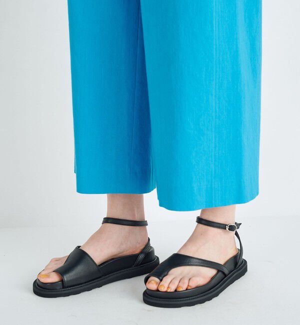 MACPHEE「レーヨンリネンコットン フレアクロップドパンツ」|その他|