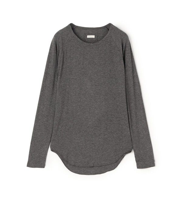 GALERIE VIE「レーヨンカシミヤジャージー クルーネックプルオーバー」|Tシャツ・カットソー|17 チャコールグレー