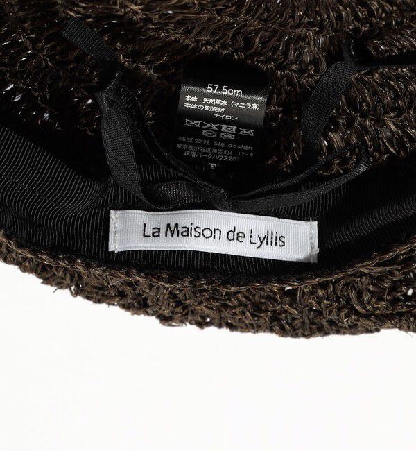 TOMORROWLAND GOODS「La Maison de Lyllis TAHOE ベレー帽」|ハンチング・ベレー帽|