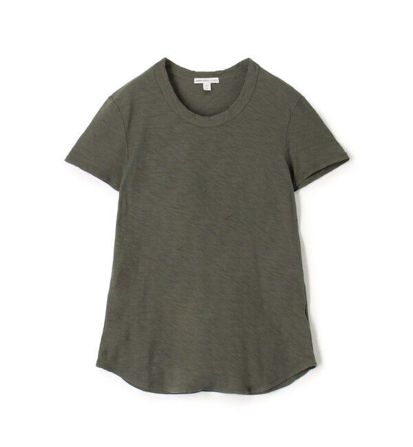JAMES PERSE「スラブジャージー クルーネックTシャツ WUA3037」|Tシャツ・カットソー|55 ダークグリーン