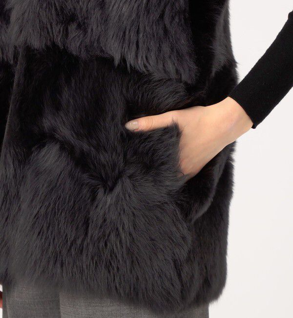 TOMORROWLAND BUYING WEAR「CINQUANTA FUR ジレ」|ダウンベスト・ベスト|