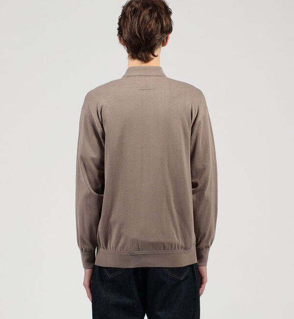 TOMORROWLAND MENS「TOMORROWLAND tricot ギザコットン アーガイル柄 ポロカラーカーディガン」|カーディガン|