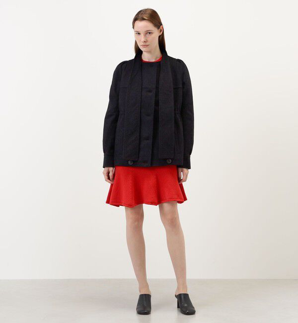 TOMORROWLAND BUYING WEAR「STEFAN COOKE BOW NECK JACKET ボウタイネックジャケット」|ピーコート|