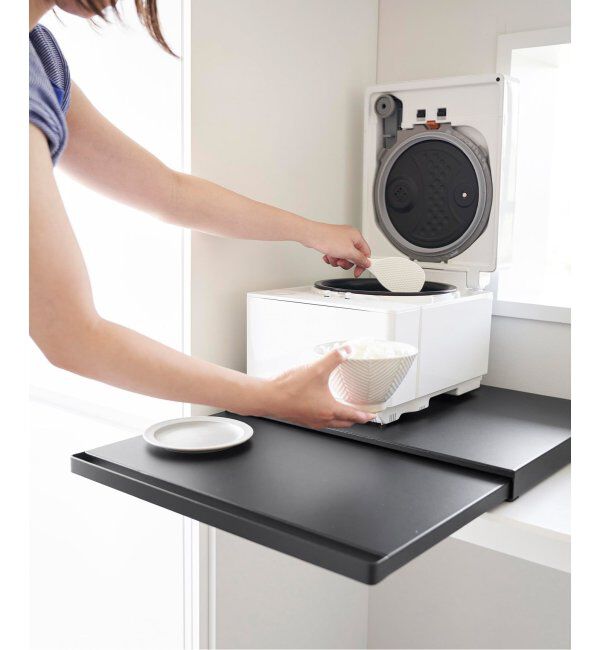 journal standard Furniture「《WEB限定》【tower/タワー】キッチン家電下スライドテーブル」|食器・キッチングッズ|