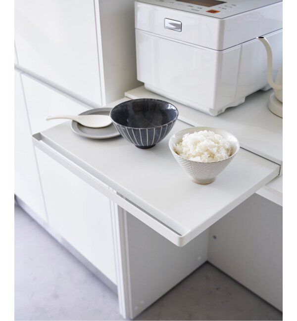 journal standard Furniture「《WEB限定》【tower/タワー】キッチン家電下スライドテーブル」|食器・キッチングッズ|