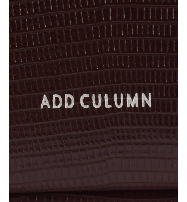 SLOBE IENA「ADD CULUMN/アドカラム FIGRE BOSTON S LIZARD A26W01B492」|ボストンバッグ|