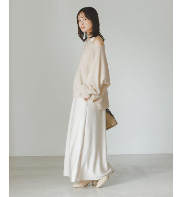 NOBLE「《追加・WEB限定カラーあり》ファインウールドルマンプルオーバー2」|ニット・セーター|