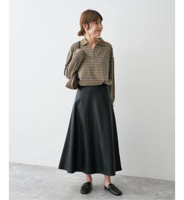 Spick and Span「ポンチボーダーポロシャツ」|ポロシャツ|