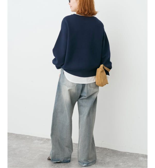 Spick and Span「《WEB限定カラー有り / 追加2予約》メタルボタンヘンリーネックニット」|ニット・セーター|