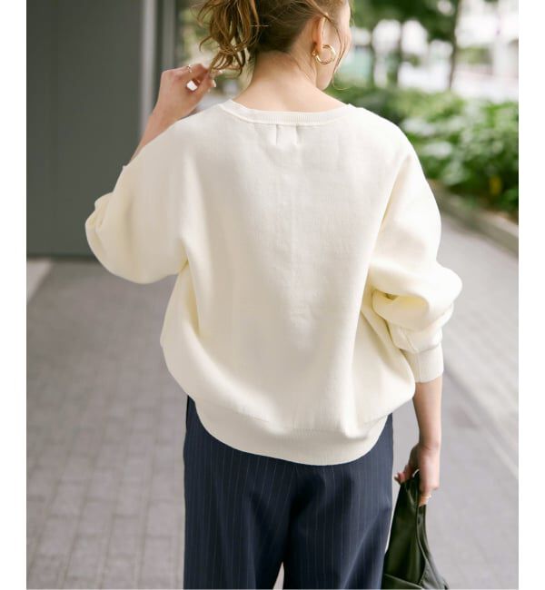 Spick and Span「《WEB限定カラー有り / 追加2予約》メタルボタンヘンリーネックニット」|ニット・セーター|
