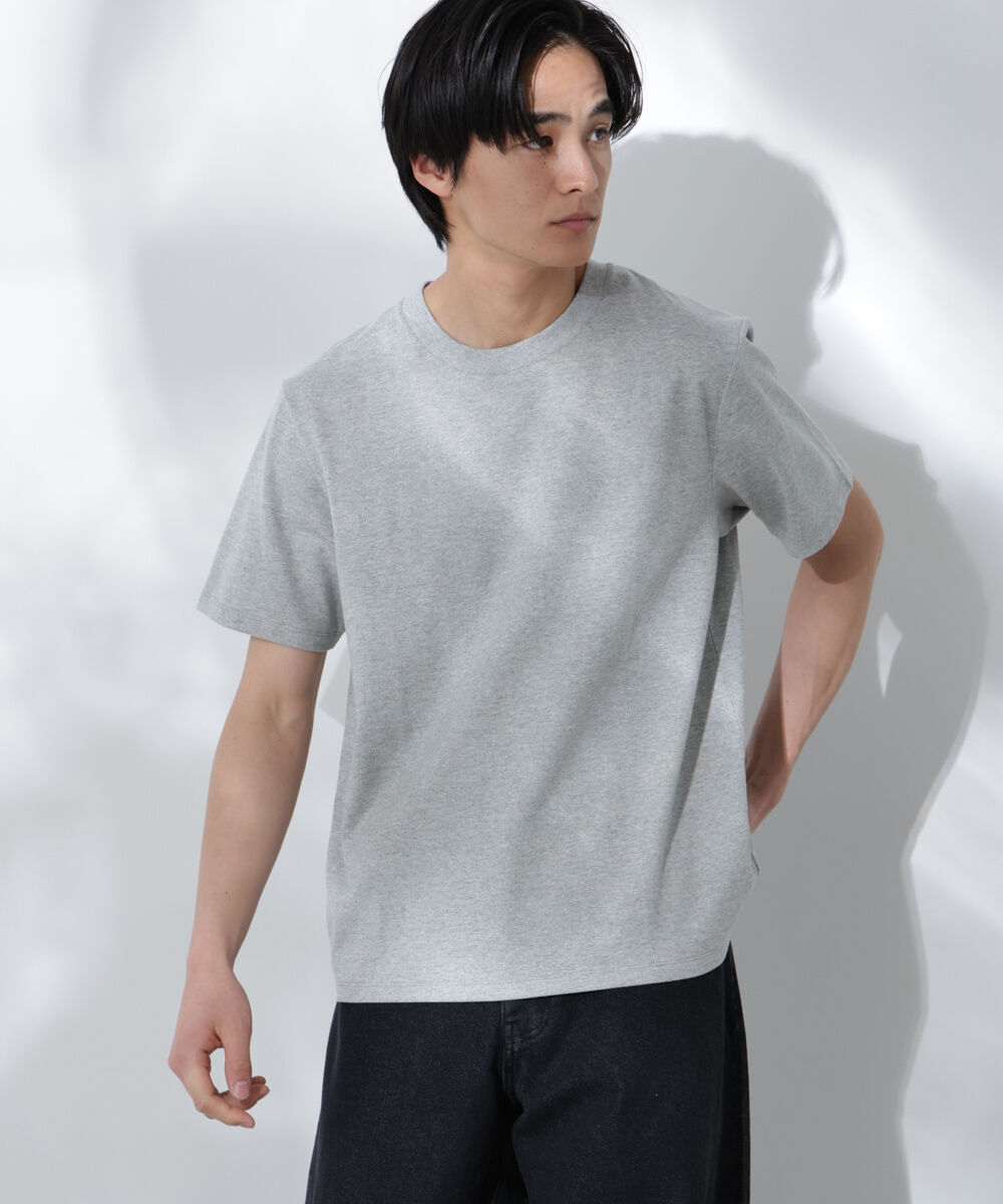nano･universe「Anti Soaked(R) 汗染み防止 クルーネック レギュラーシルエットTシャツ」|Tシャツ・カットソー|
