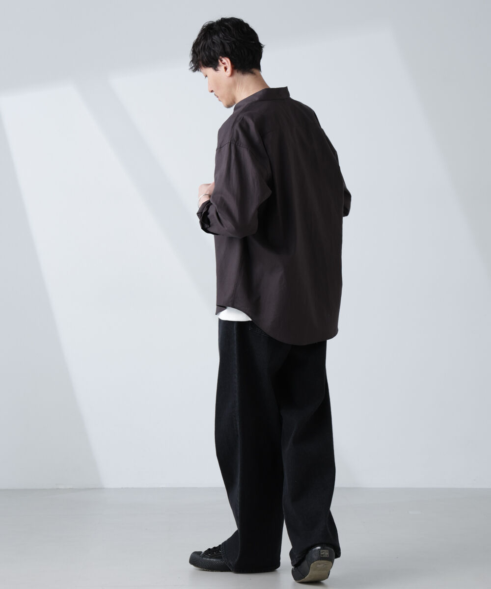 nano･universe「「BELGIUM LINEN FABRICS」リネンコットンレギュラーシャツ」|シャツ・ブラウス|