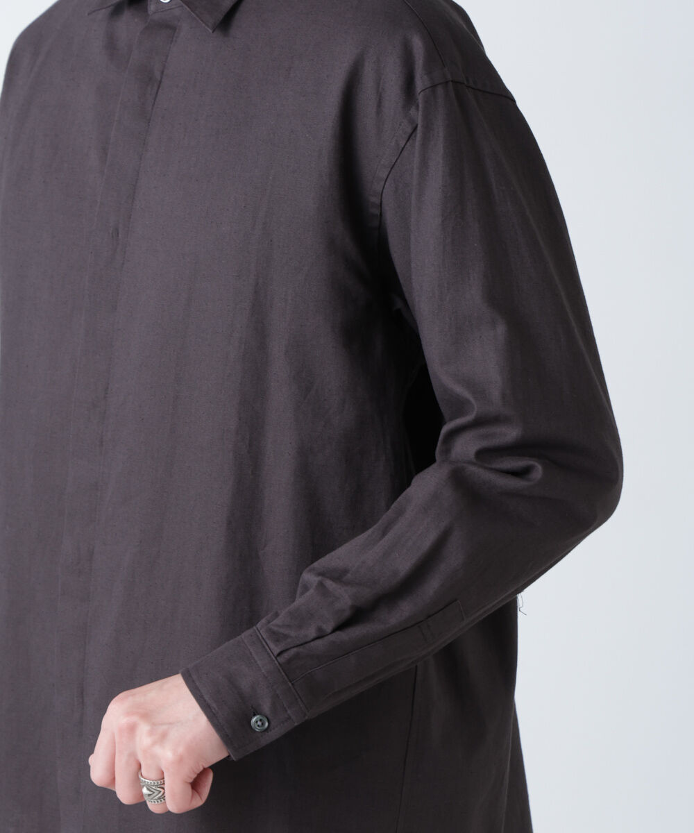 nano･universe「「BELGIUM LINEN FABRICS」リネンコットンレギュラーシャツ」|シャツ・ブラウス|