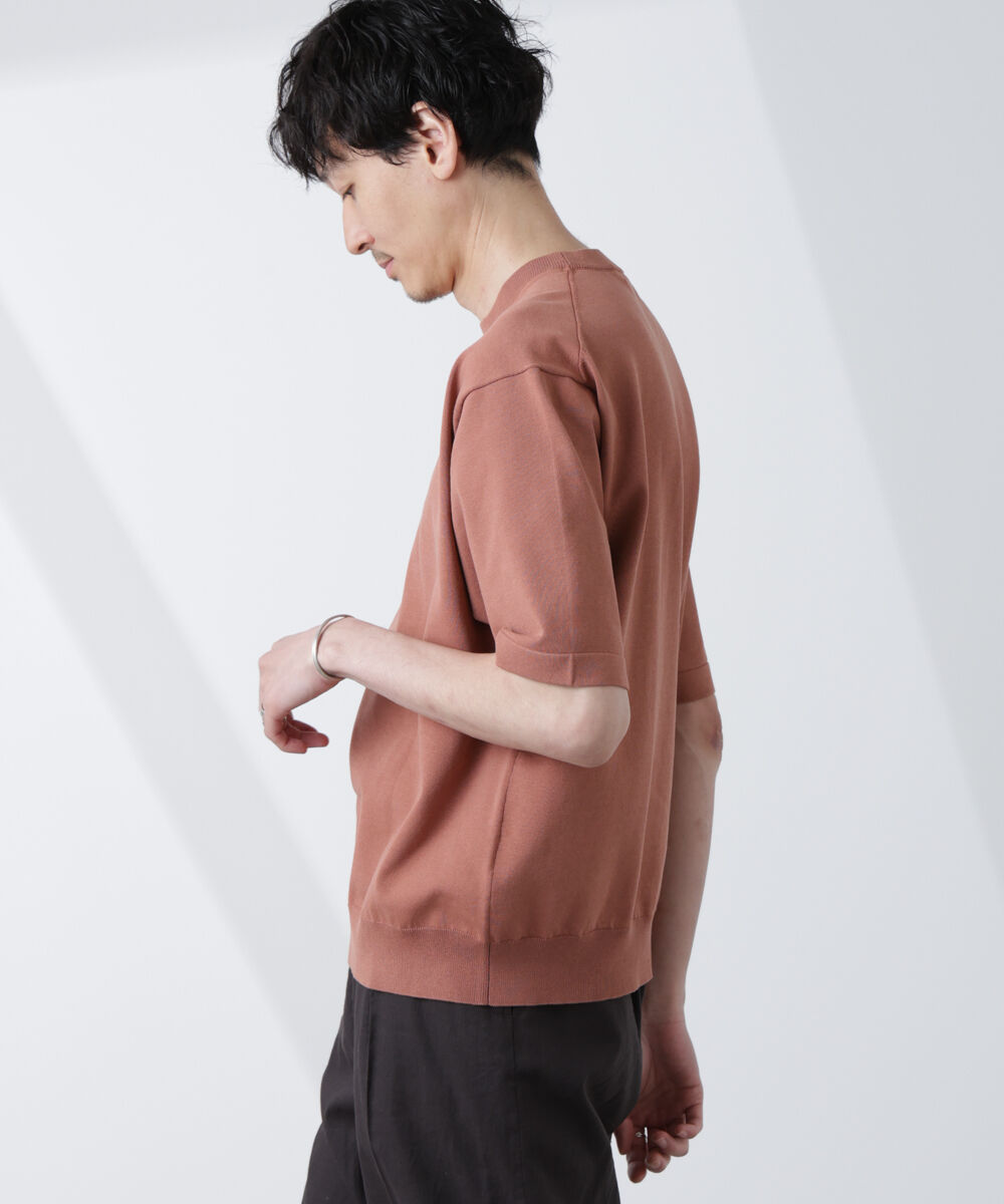  「コットン/ソロナ プレーティングクルーネック 半袖TEE」|Tシャツ・カットソー|