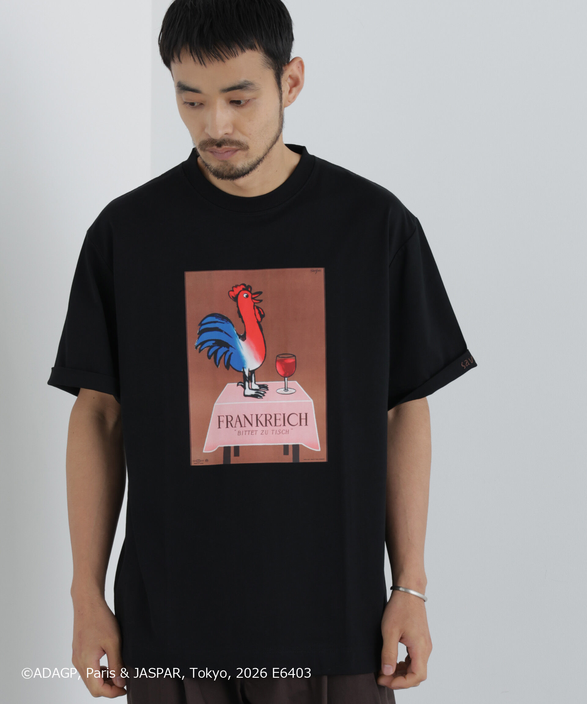 NANO universe「｢OtoNANO｣&times;SAVIGNAC プリントTシャツ」|Tシャツ・カットソー|