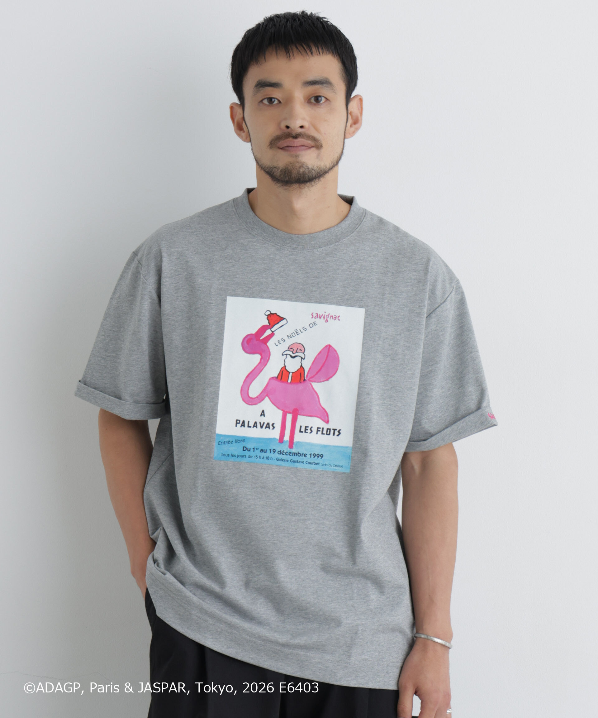 NANO universe「｢OtoNANO｣&times;SAVIGNAC プリントTシャツ」|Tシャツ・カットソー|