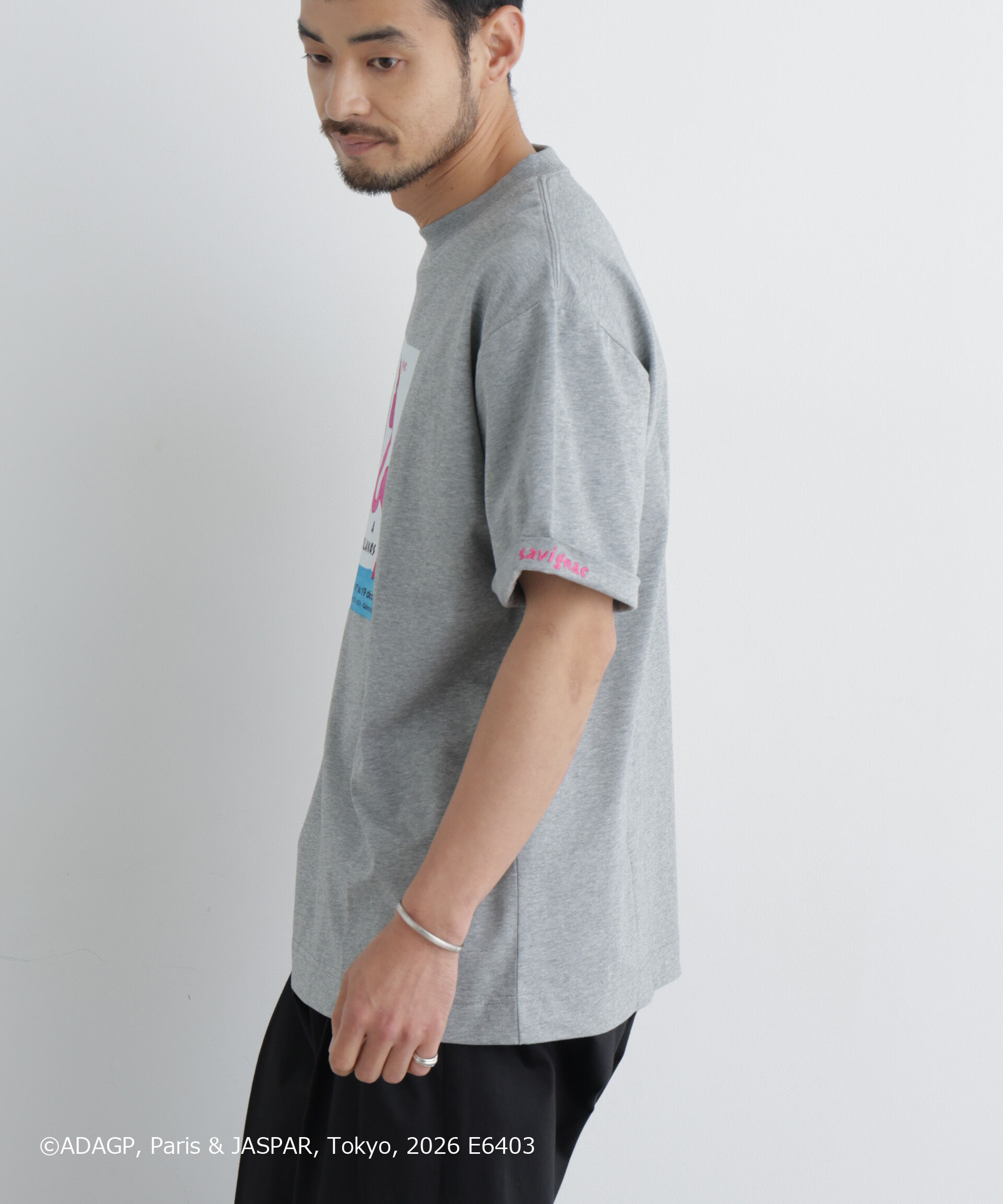 NANO universe「｢OtoNANO｣&times;SAVIGNAC プリントTシャツ」|Tシャツ・カットソー|