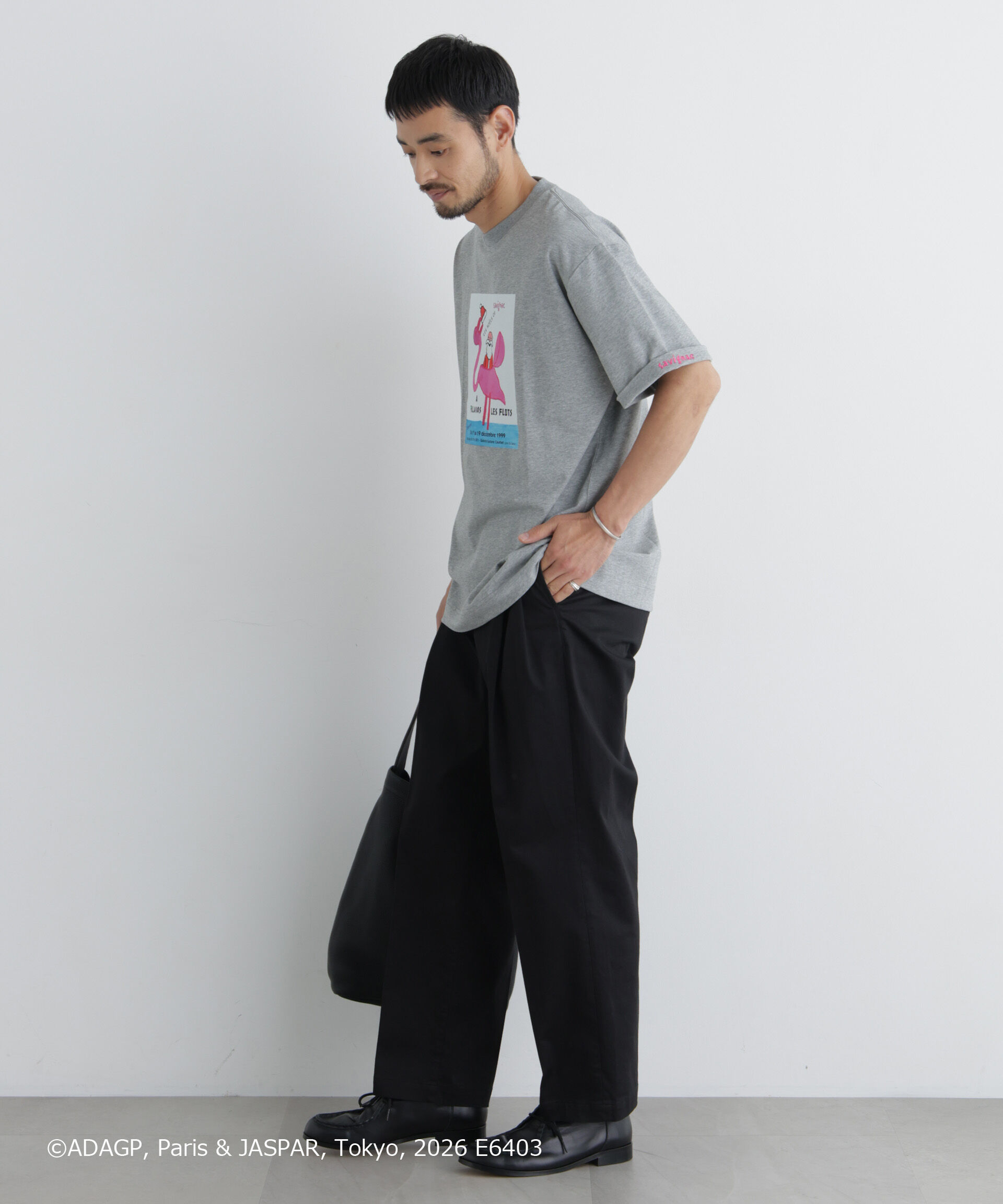 NANO universe「｢OtoNANO｣&times;SAVIGNAC プリントTシャツ」|Tシャツ・カットソー|