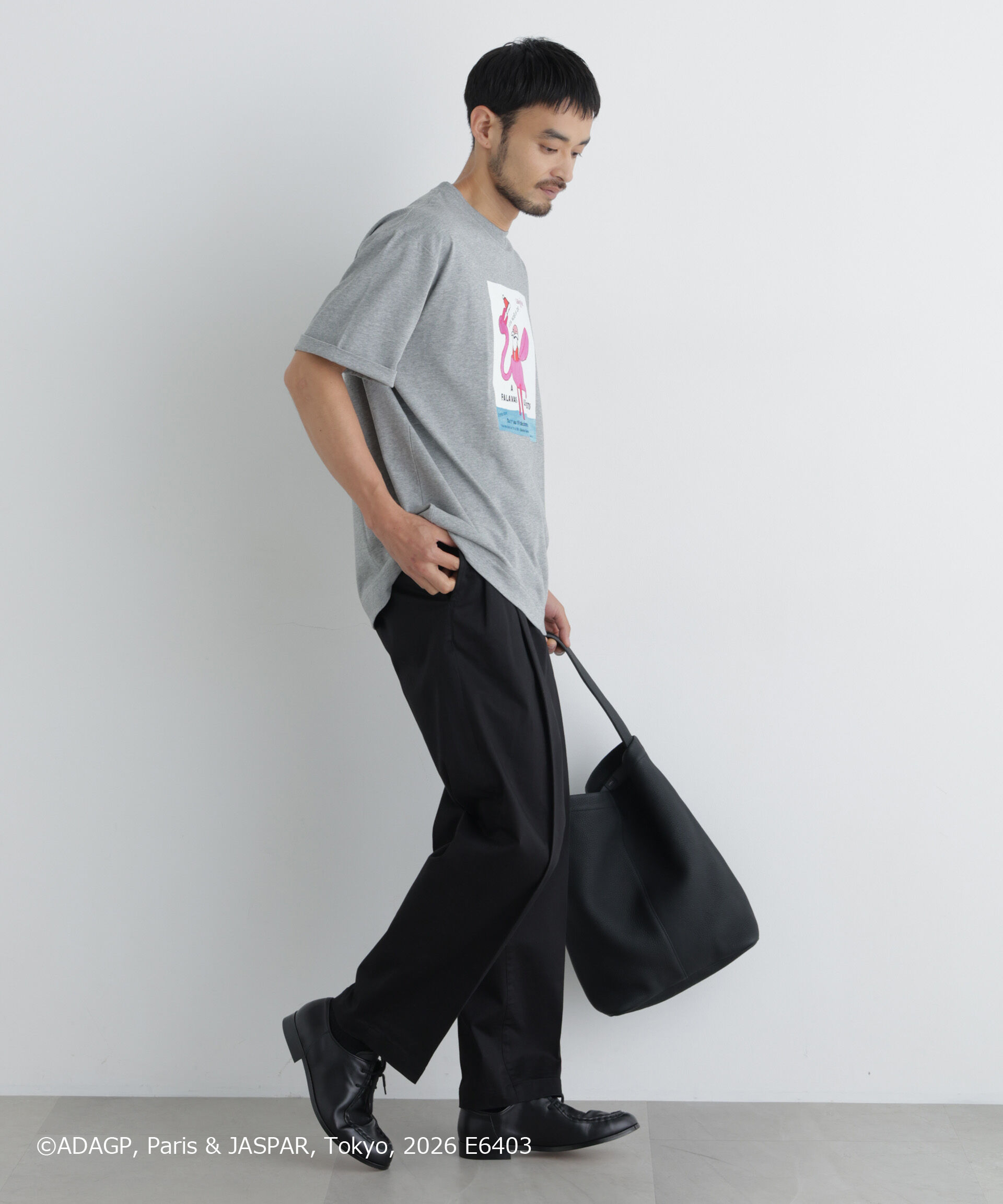 NANO universe「｢OtoNANO｣&times;SAVIGNAC プリントTシャツ」|Tシャツ・カットソー|