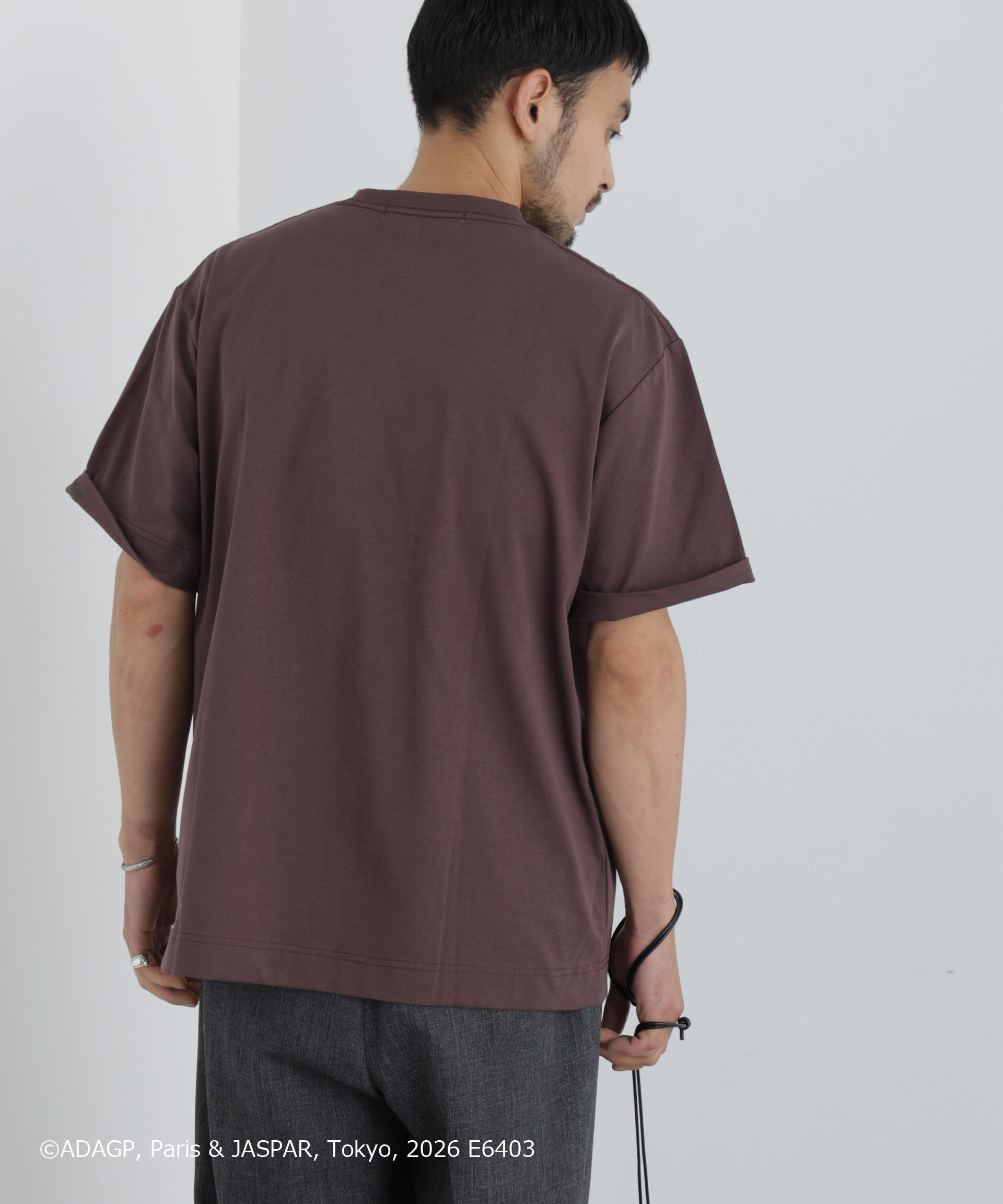 NANO universe「｢OtoNANO｣&times;SAVIGNAC プリントTシャツ」|Tシャツ・カットソー|