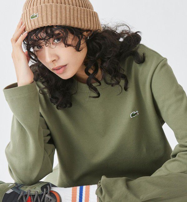 LACOSTE「クラシックフィット ビッグピケ ロングスリーブTシャツ」|Tシャツ・カットソー|