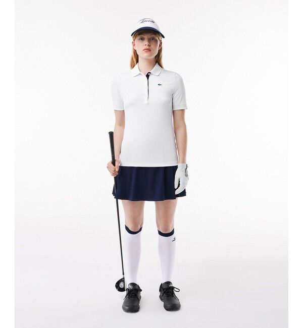 LACOSTE「ウルトラドライ仕様ストレッチゴルフポロシャツ (半袖)」|ポロシャツ|