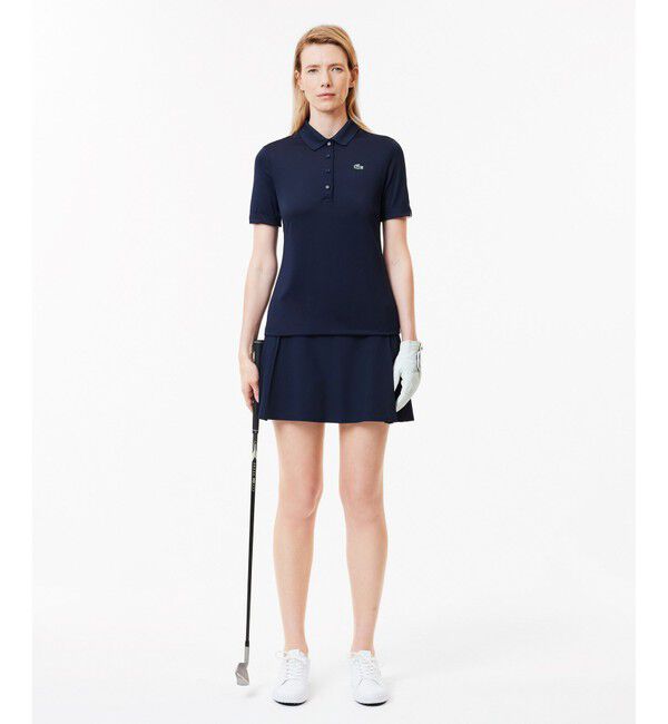 LACOSTE「ウルトラドライ仕様ストレッチゴルフポロシャツ (半袖)」|ポロシャツ|