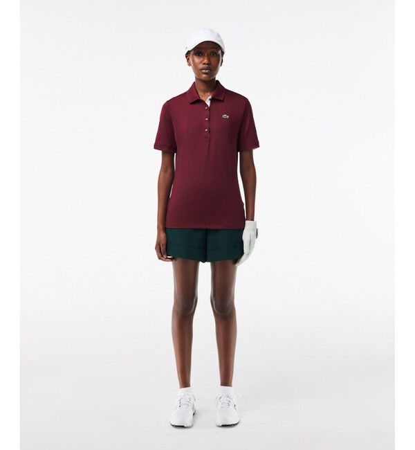 LACOSTE「ウルトラドライ仕様ストレッチゴルフポロシャツ (半袖)」|ポロシャツ|