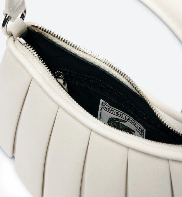 LACOSTE「LENGLEN ラムレザープリーツハンドバッグ 2WAY ショルダーバッグ」|ショルダー・メッセンジャー|