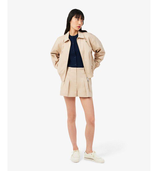 LACOSTE「シームレス3Dニットカーディガン」|カーディガン|