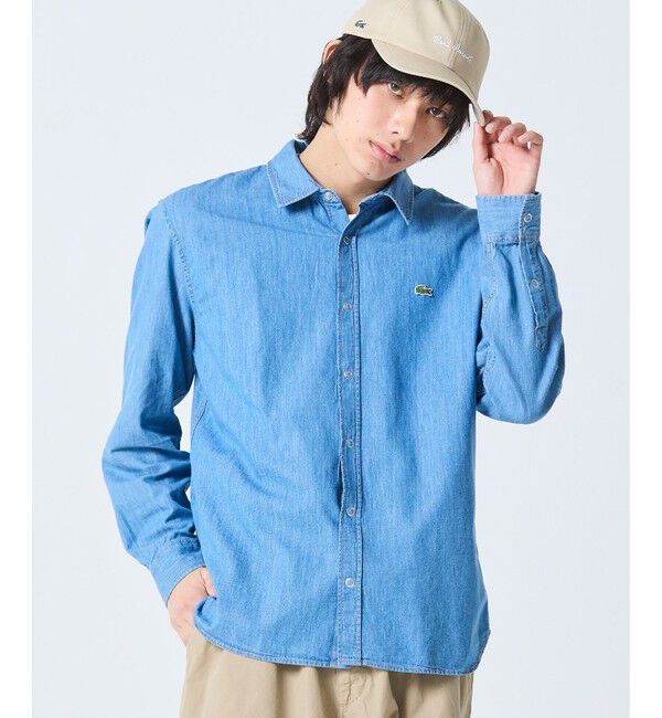 LACOSTE「ライトウェイトデニムシャツ」|シャツ・ブラウス|