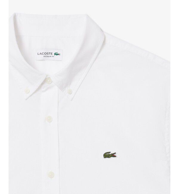 LACOSTE「ショートスリーブポプリンシャツ」|シャツ・ブラウス|