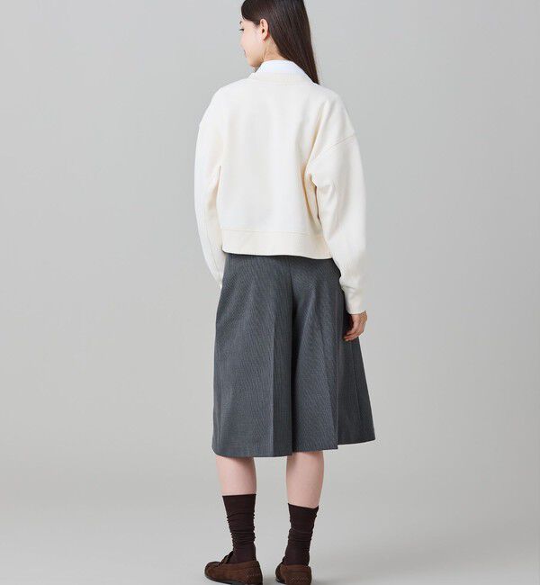 LACOSTE「ショート丈ダブルフェイスカーディガン」|カーディガン|