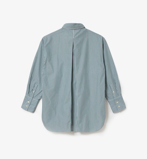 LACOSTE「オーバーサイズ ストライプロングシャツ」|シャツ・ブラウス|