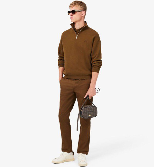 LACOSTE「ザ ブレンド シーズナル モノグラム横型ショルダーバッグ」|ショルダー・メッセンジャー|