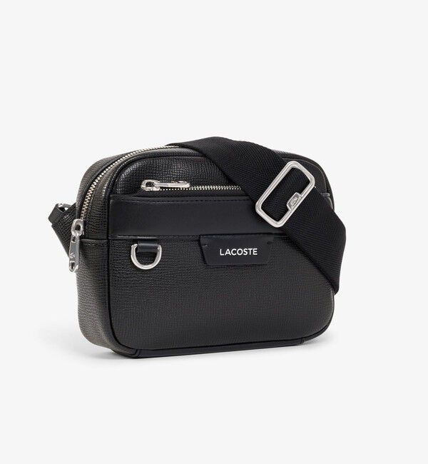 LACOSTE「オシアン ミニレザーリポーターバッグ」|ショルダー・メッセンジャー|