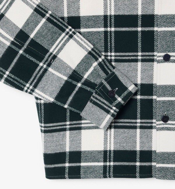 LACOSTE「ビッグチェックフランネルオーバーシャツ」|シャツ・ブラウス|
