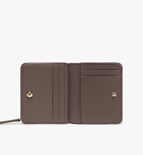 LACOSTE「メタルワニロゴ2つ折りウォレット」|財布|