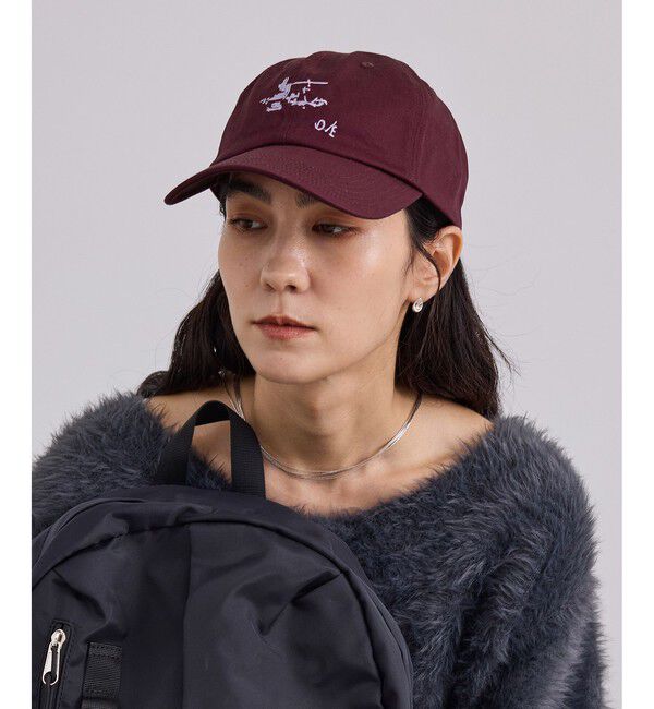 SALON adam et rope'「【LY（エルワイ）】Letter cap」|キャップ・キャスケット|ワイン系(67)